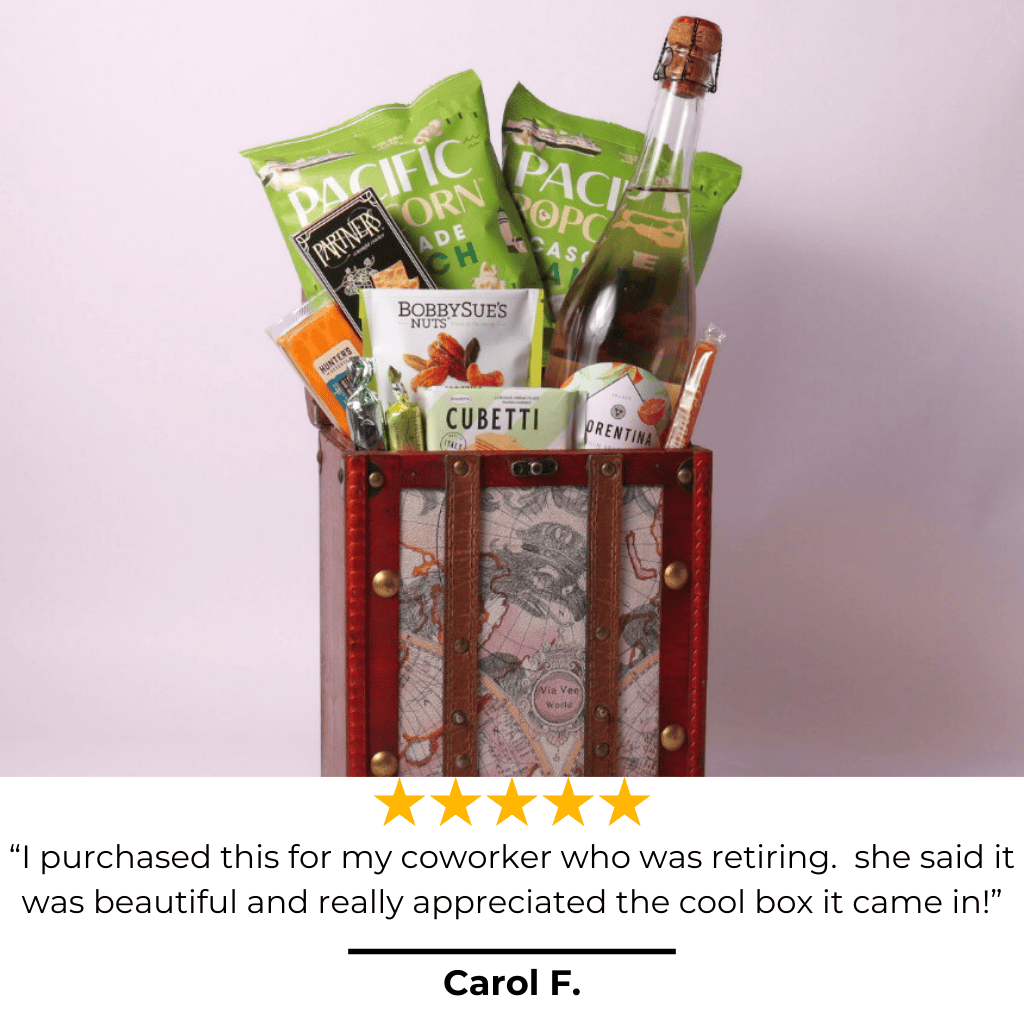 Travel Retirement Wine Box